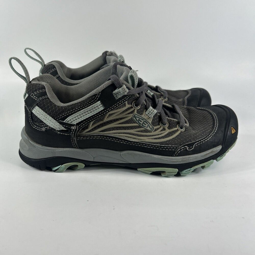 Keen Saltzman Women’s Hiking Shoes Size 8.5 Raven/Eggshell Blue 1014517